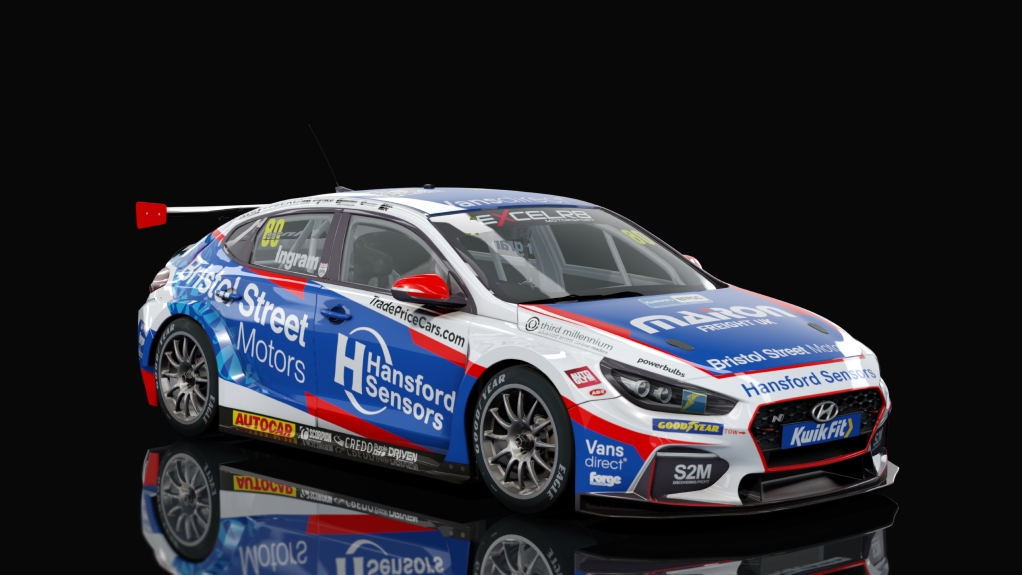 BTCC 2021 Hyundai i30, skin ingram80