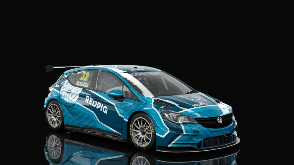 BTCC 2021 Vauxhall Astra, skin skin01