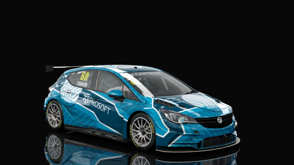 BTCC 2021 Vauxhall Astra, skin skin02