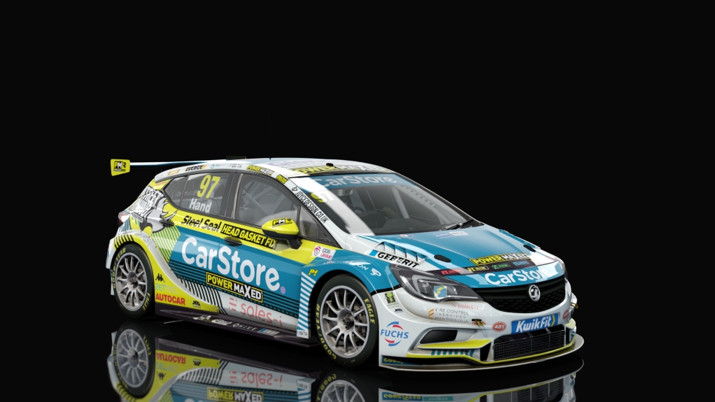 BTCC 2021 Vauxhall Astra, skin skin04