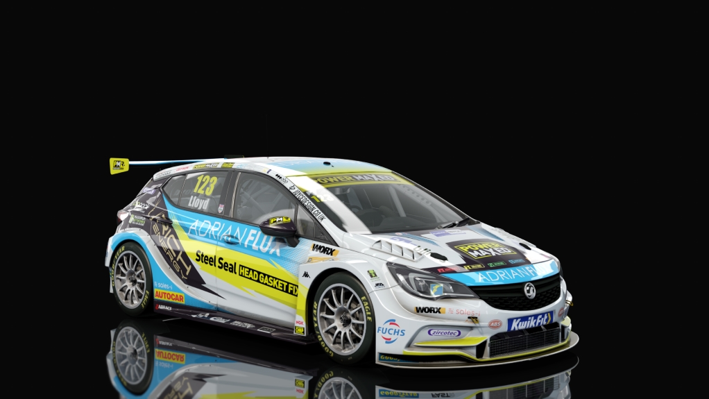 BTCC 2021 Vauxhall Astra, skin skin05