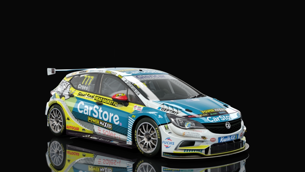 BTCC 2021 Vauxhall Astra, skin skin06