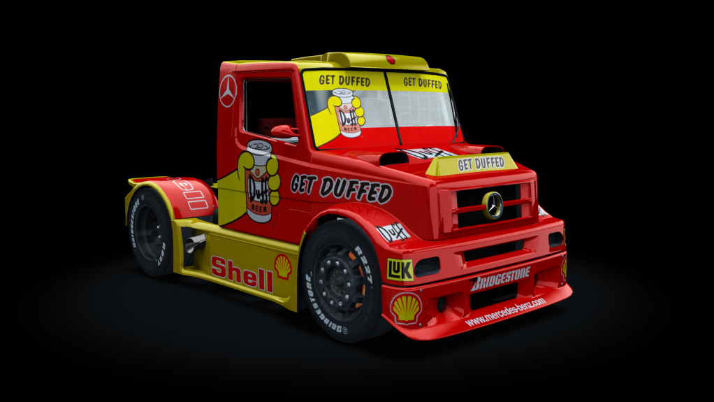 Mercedes-Benz L-series - Formula Truck, skin Duff