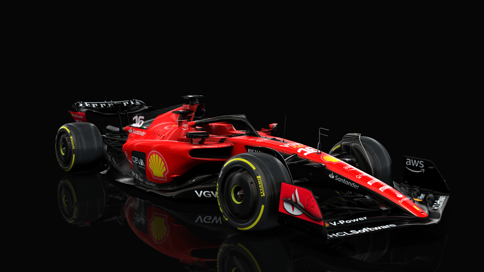 Grand Prix 2023 SF-23, skin Leclerc