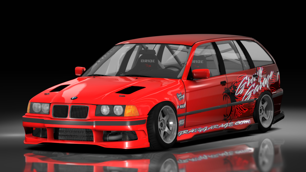 GravyGarage Street E36 Touring Voilent Angle, skin wurr red