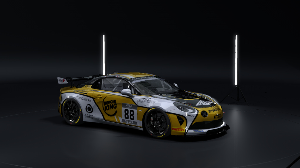 Alpine A110 GT4, skin 2019_EuroGT4_88