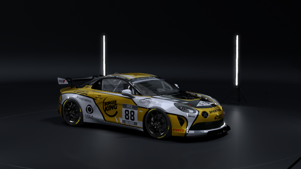 Alpine A110 GT4, skin 2019_EuroGT4_88_Speed_Car