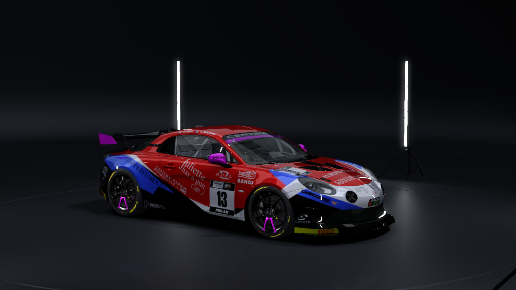 Alpine A110 GT4, skin 2021_EuroGT4_Mirage_Racing