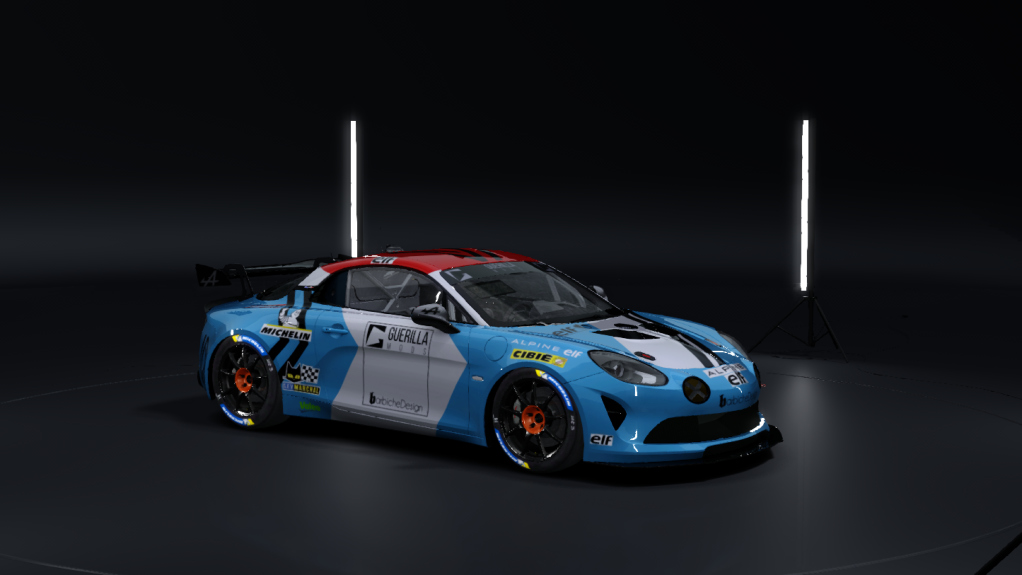 Alpine A110 GT4, skin Berlinette01