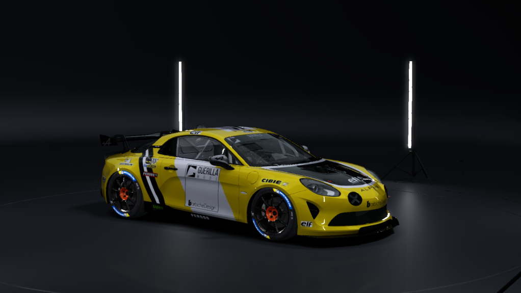 Alpine A110 GT4, skin Berlinette02