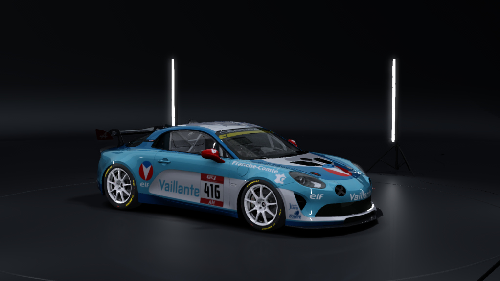 Alpine A110 GT4, skin Vaillante