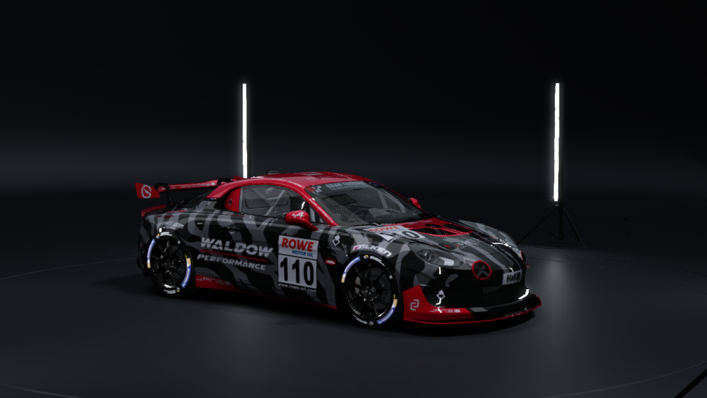 Alpine A110 GT4, skin gt4_nls_waldow_performance_110