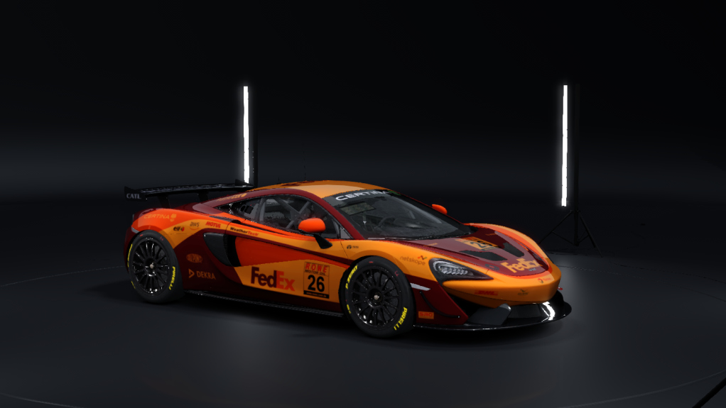 McLaren 570S GT4, skin 26_FedEx