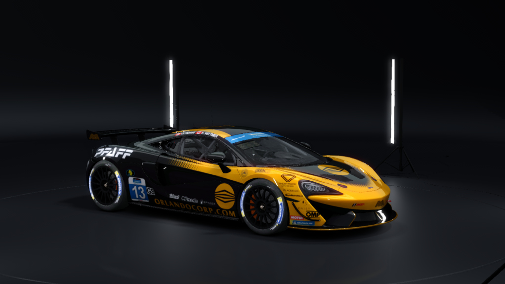 McLaren 570S GT4, skin AWA_Racing_Team_13