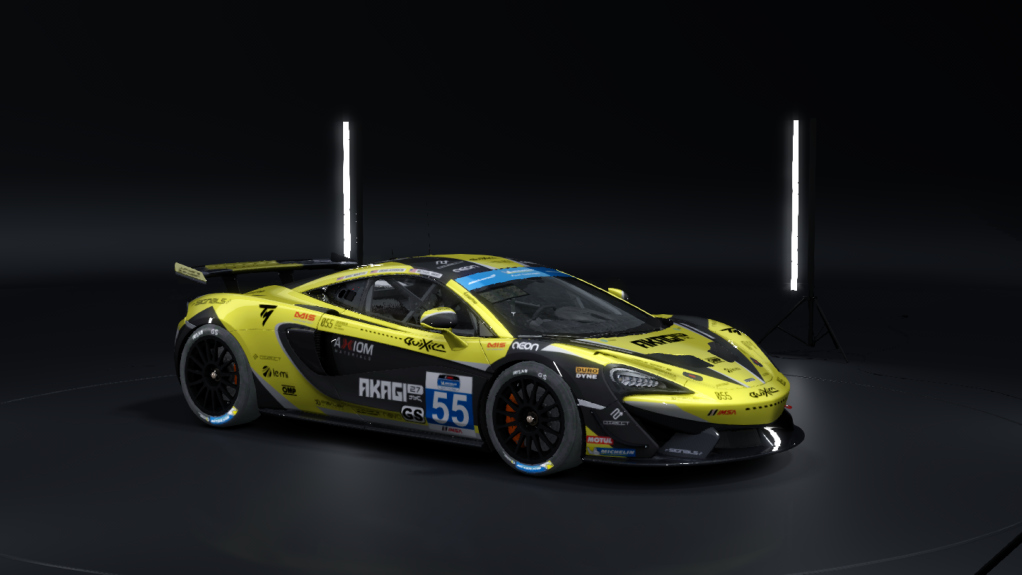 McLaren 570S GT4, skin QUIXICA