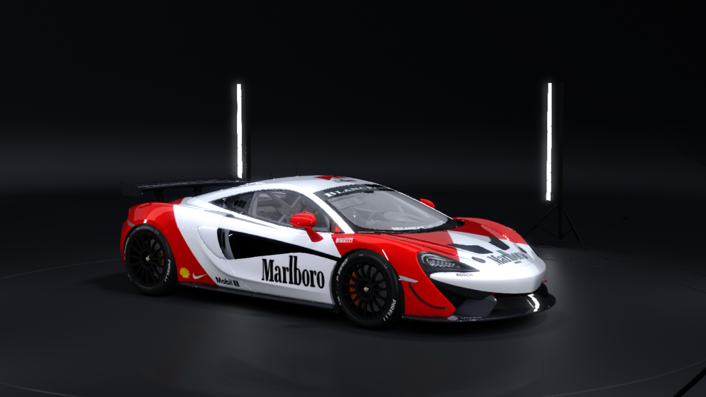 McLaren 570S GT4, skin marlboro_custom