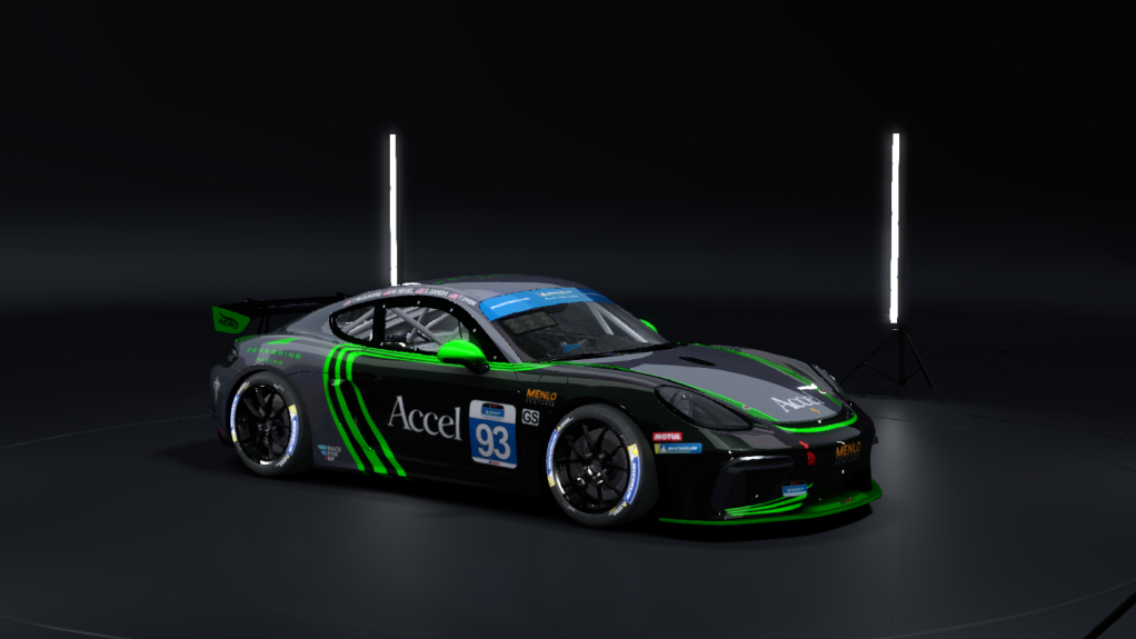 Porsche 718 Cayman GT4 Clubsport, skin 2022_CarBahn_Peregrine_Racing_93