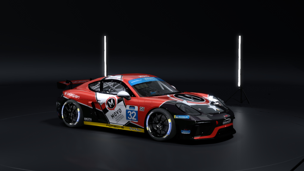 Porsche 718 Cayman GT4 Clubsport, skin 2022_GMG_Racing_32