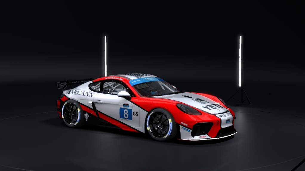 Porsche 718 Cayman GT4 Clubsport, skin 2022_McCann_Racing_8