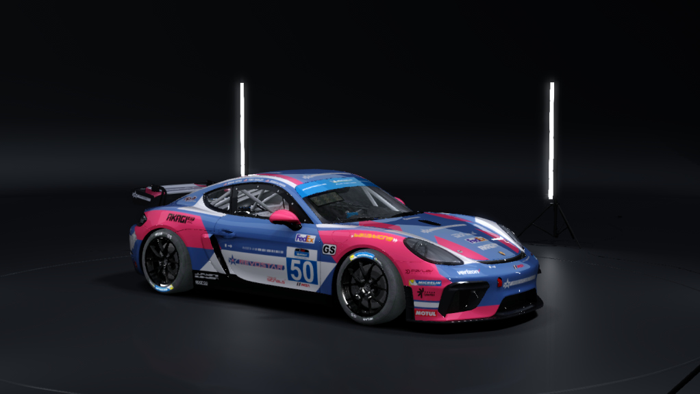 Porsche 718 Cayman GT4 Clubsport, skin REVOSTAR