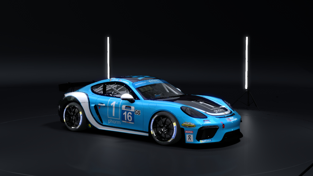 Porsche 718 Cayman GT4 Clubsport, skin Wright_Motorsports_16