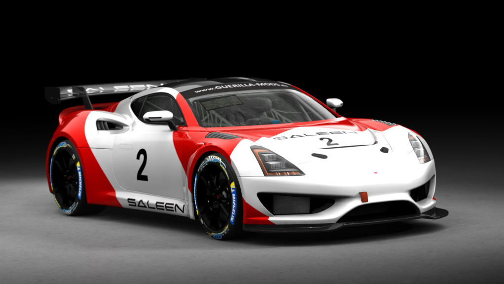 Saleen S1 GT4, skin 2_white_red