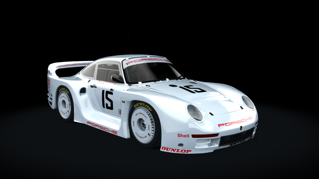 Porsche 961 LM BBS TurboFan, skin #15 1986 Daytona