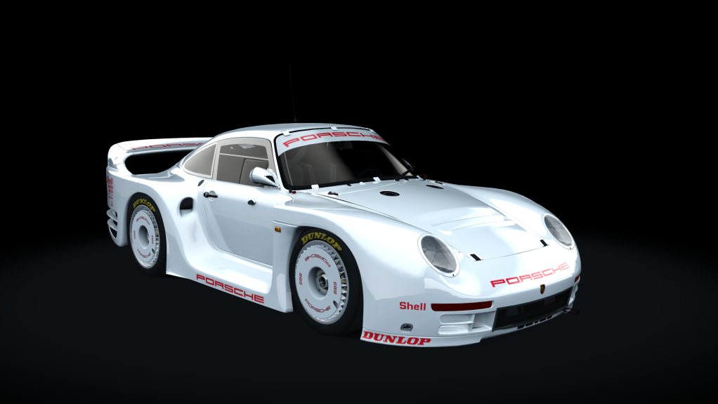 Porsche 961 LM BBS TurboFan, skin Presentation 1986 LM