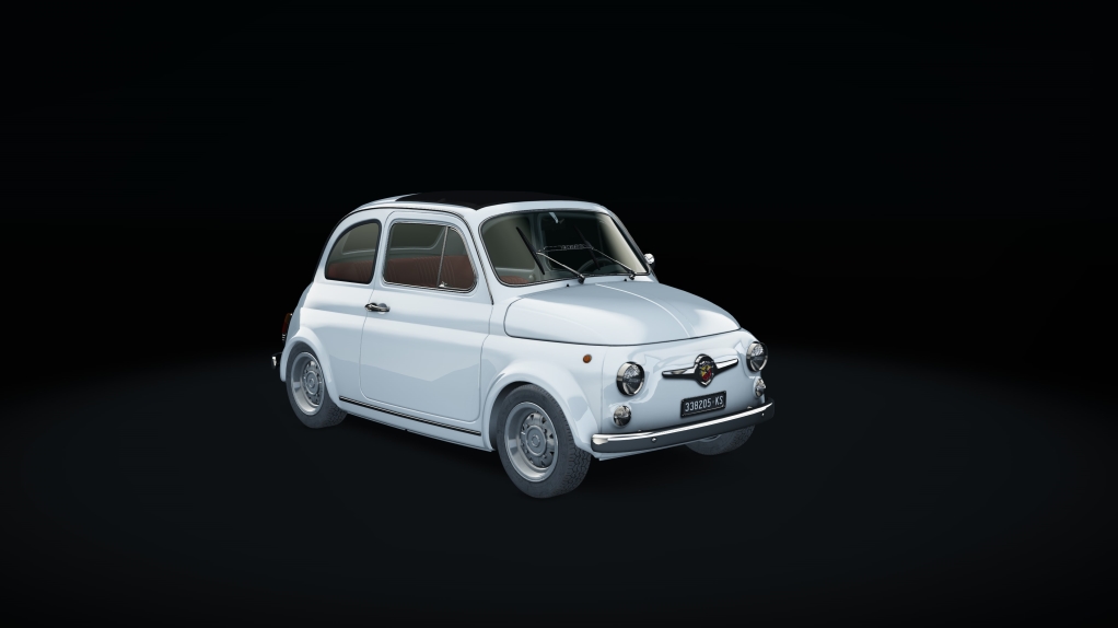 Abarth 595 SS, skin bianco