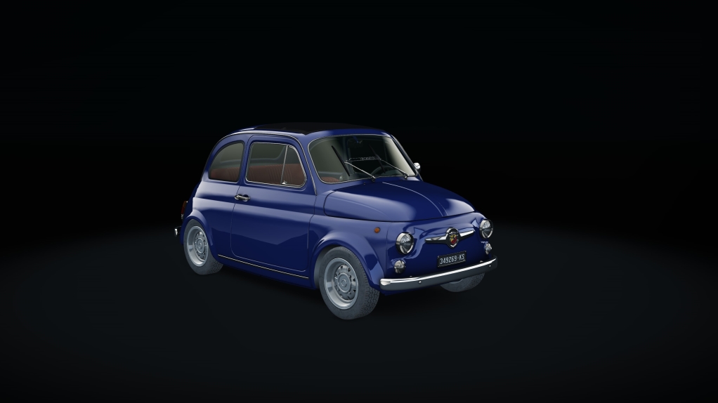 Abarth 595 SS Step 1, skin blue