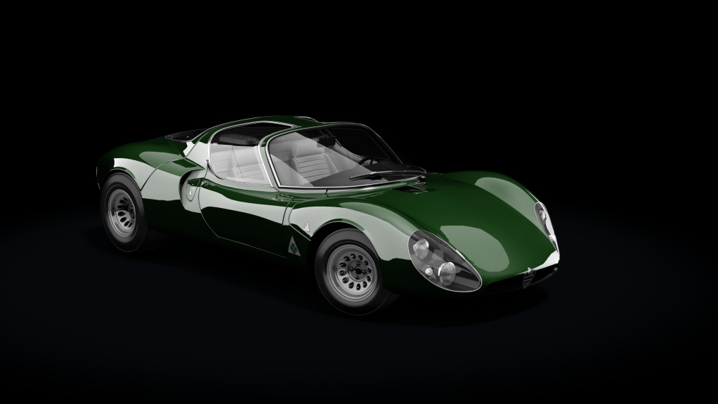 Alfa Romeo 33 Stradale, skin green