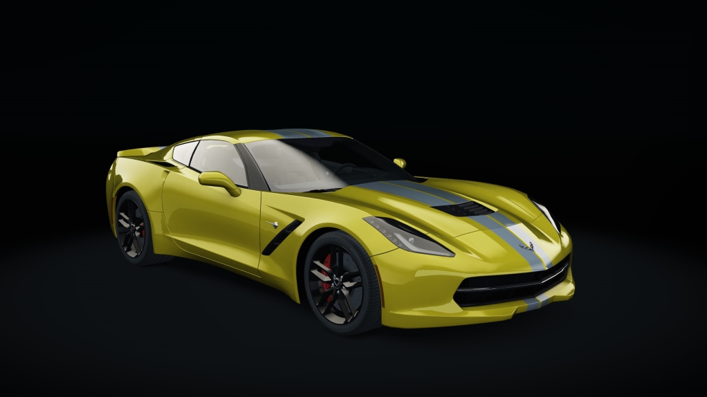 Chevrolet Corvette C7 Stingray, skin Velocity_Yellow_SG