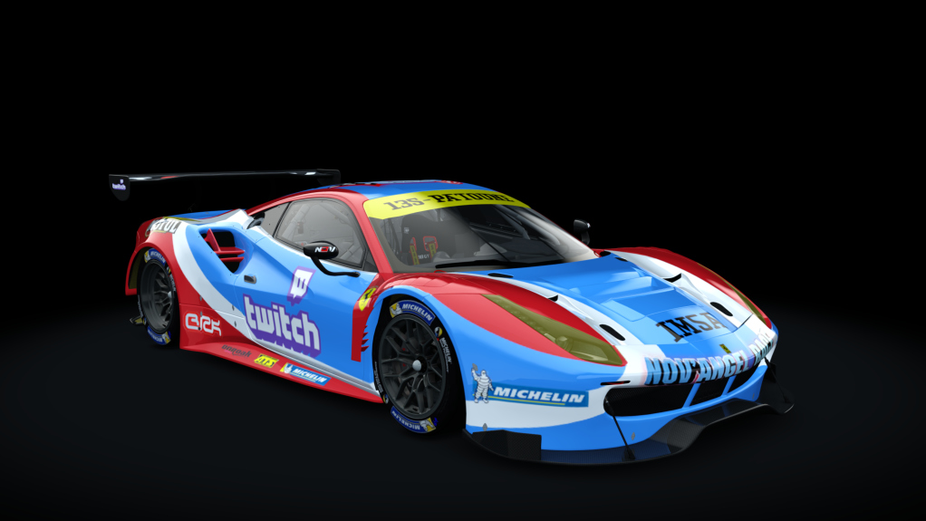 Ferrari 488 GT3, skin 135_Patoune