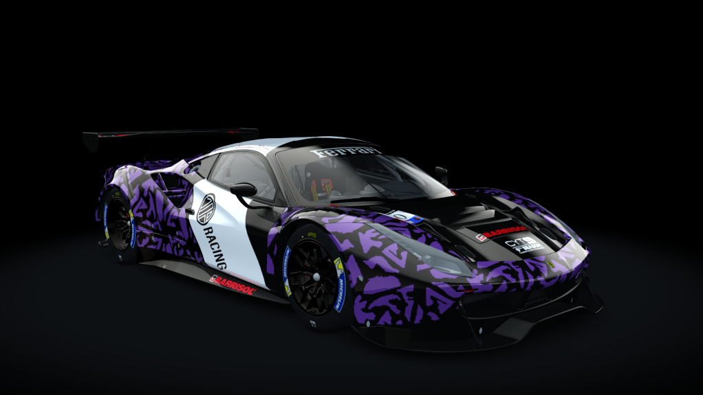 Ferrari 488 GT3, skin 95_Clovis_Hugues_ferrari_488_gt3