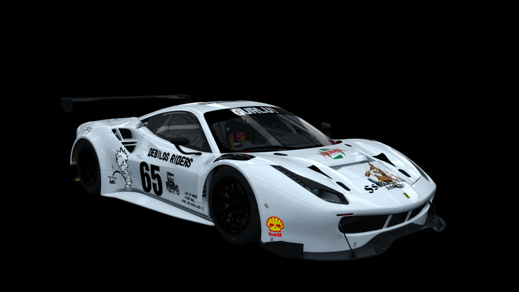 Ferrari 488 GT3, skin debilos_riders_65