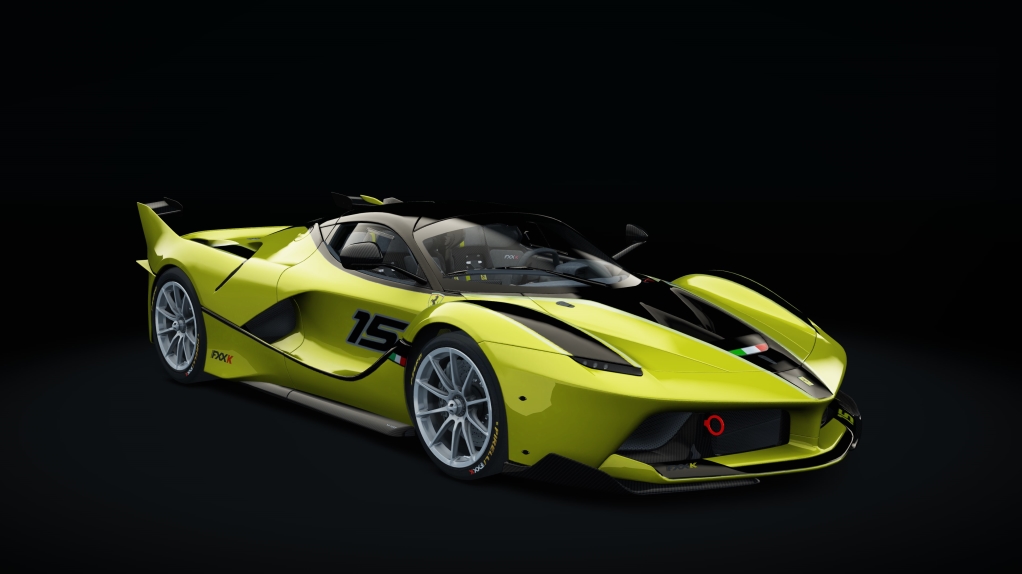 Ferrari FXX K, skin 02_giallo_ferrari_15