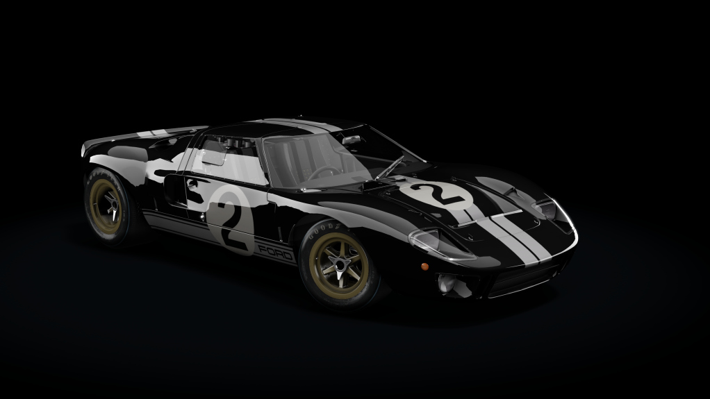 Ford GT40, skin Black_2