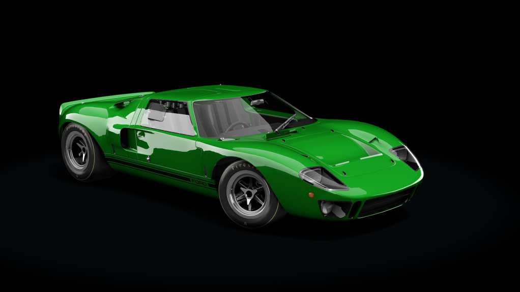 Ford GT40, skin green