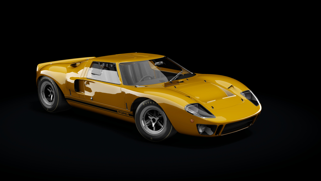 Ford GT40, skin orange