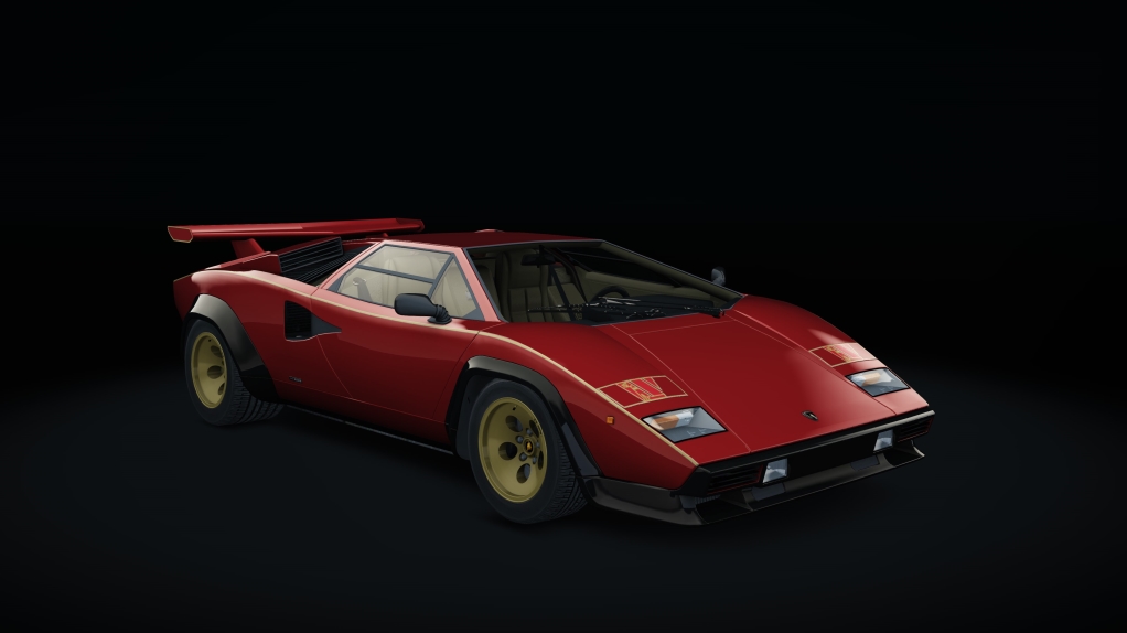 Lamborghini Countach, skin WalterWolf_red