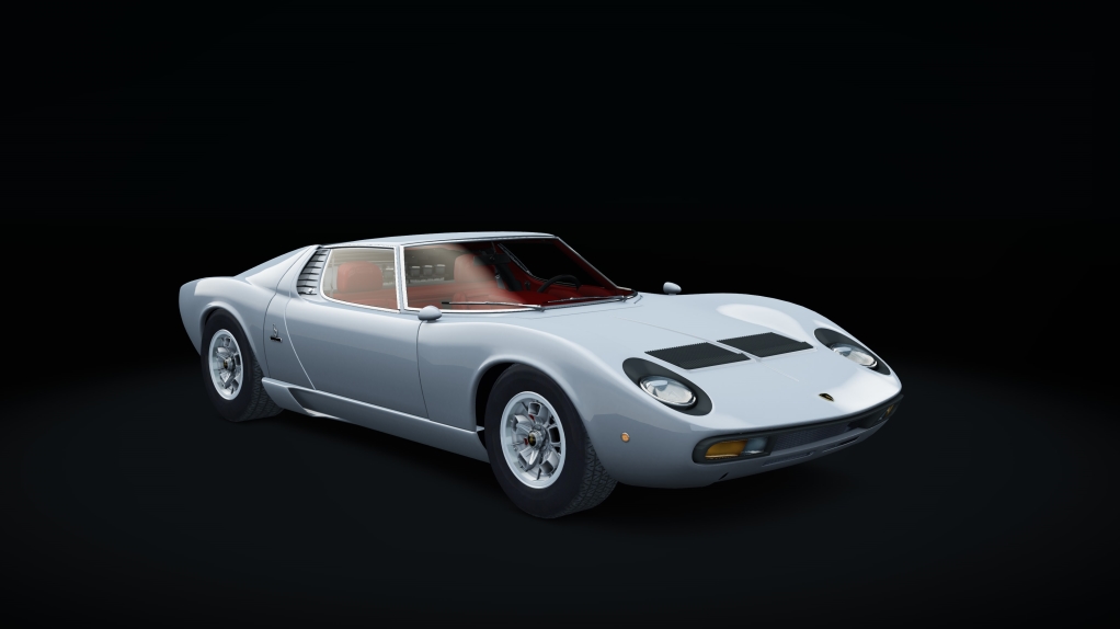 Lamborghini Miura P400 SV BOP, skin Argento