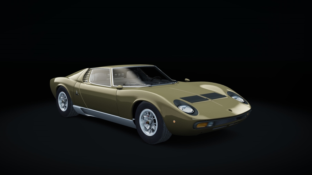 Lamborghini Miura P400 SV BOP, skin Champagne