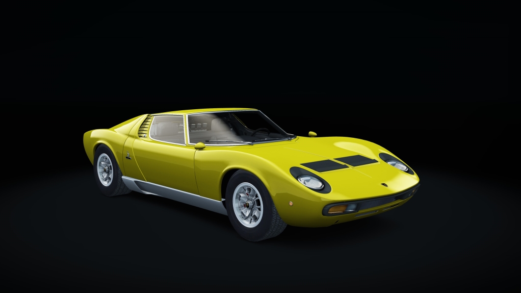 Lamborghini Miura P400 SV BOP, skin Giallo_Miura