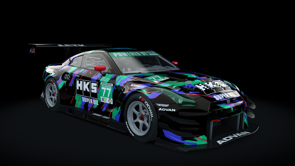 Nissan GT-R GT3, skin HKS_77_ACTK_Teceka