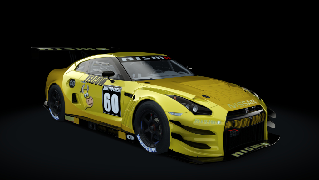 Nissan GT-R GT3, skin Yelcow