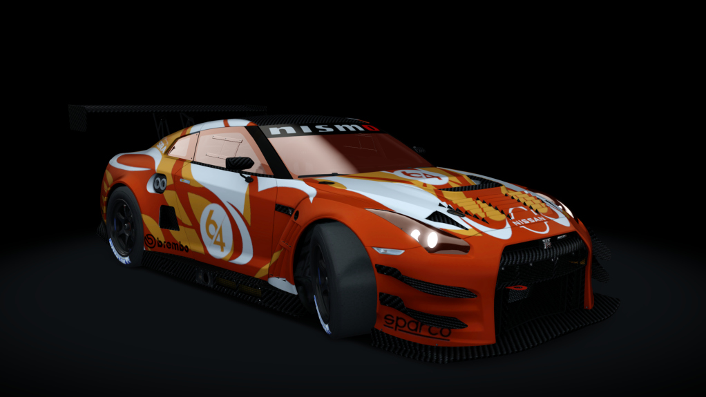 Nissan GT-R GT3, skin wile64