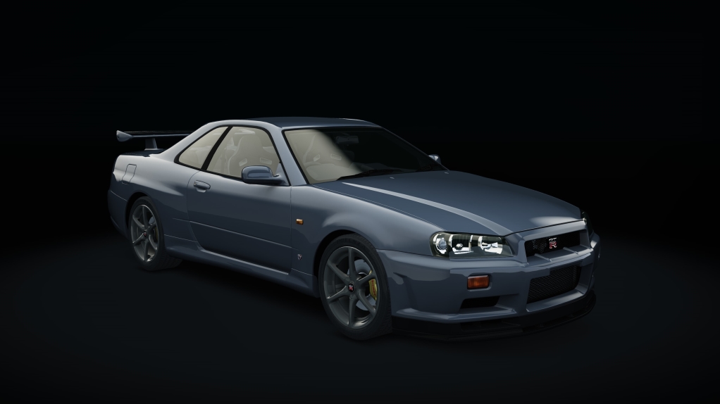 Nissan Skyline GTR R34 V-Spec, skin 02_athlete_silver