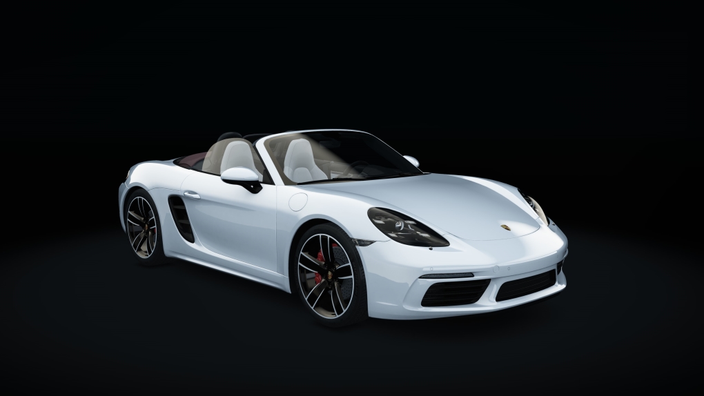 Porsche 718 Boxster S, skin 04_white