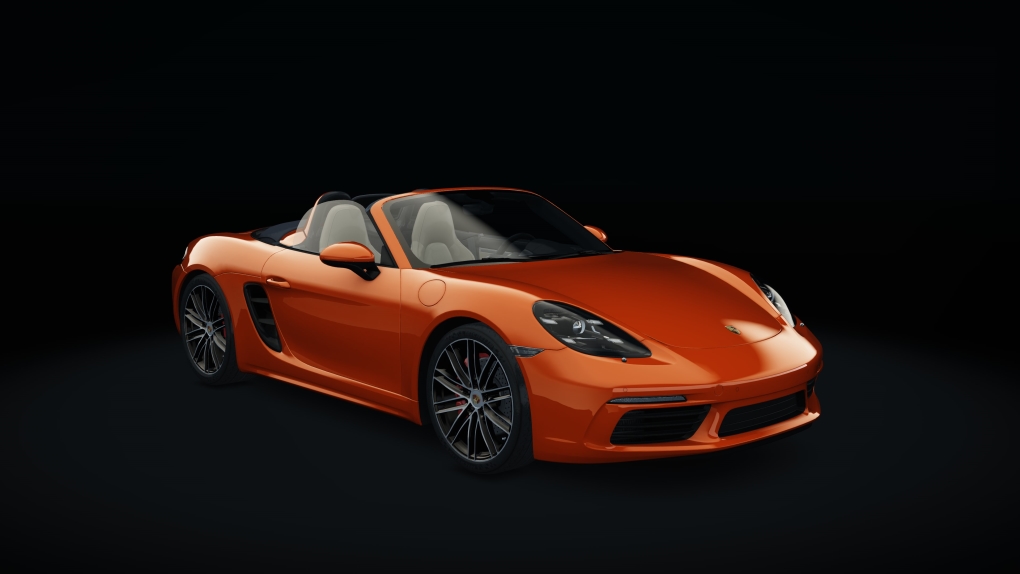 Porsche 718 Boxster S PDK, skin 01_lava_orange