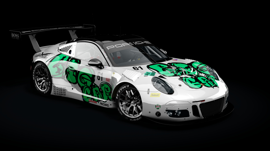 Porsche 911 GT3 R 2016, skin BIGCARBAGARRE_celianvdb_61